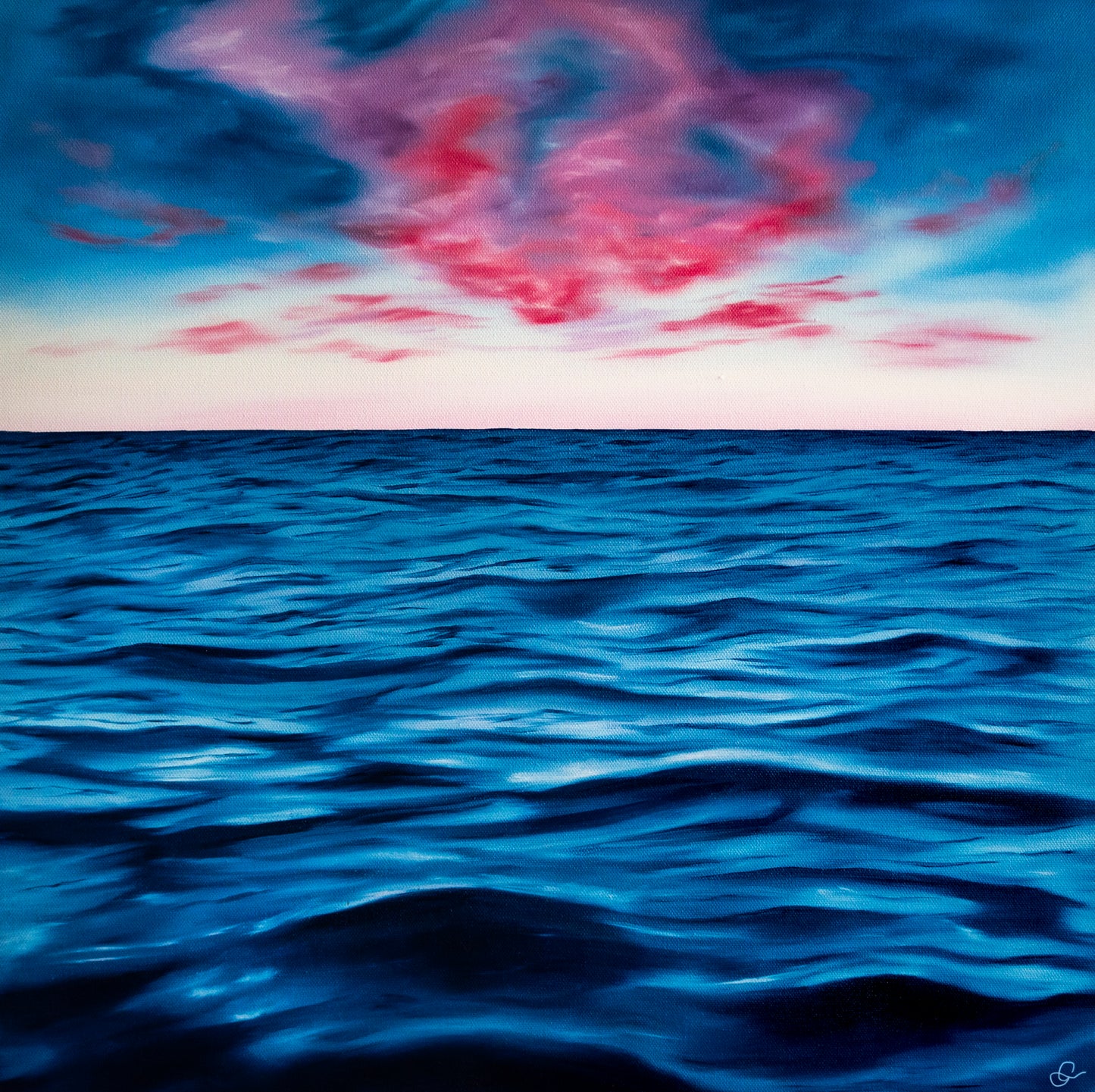 Original Oil Painting "Drifitng into the Deep"