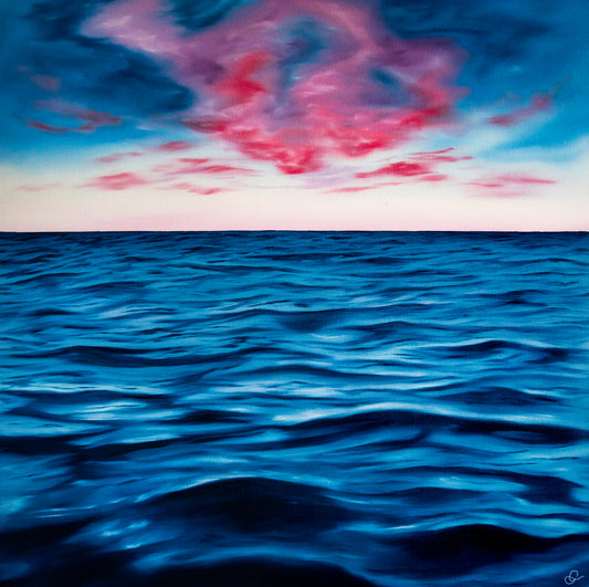 Original Oil Painting "Drifitng into the Deep"